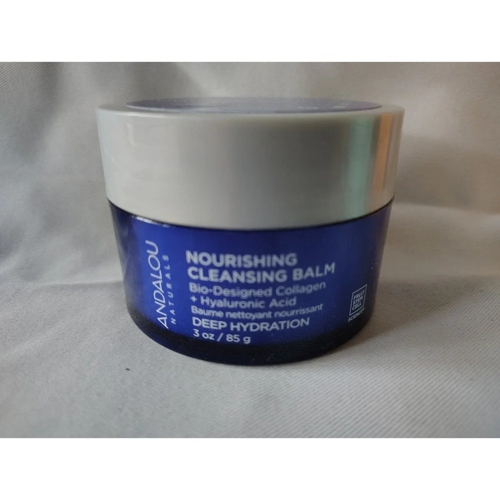 Andalou Naturals Deep Hydration Nourishing Cleansing Face Balm Make Up Remover